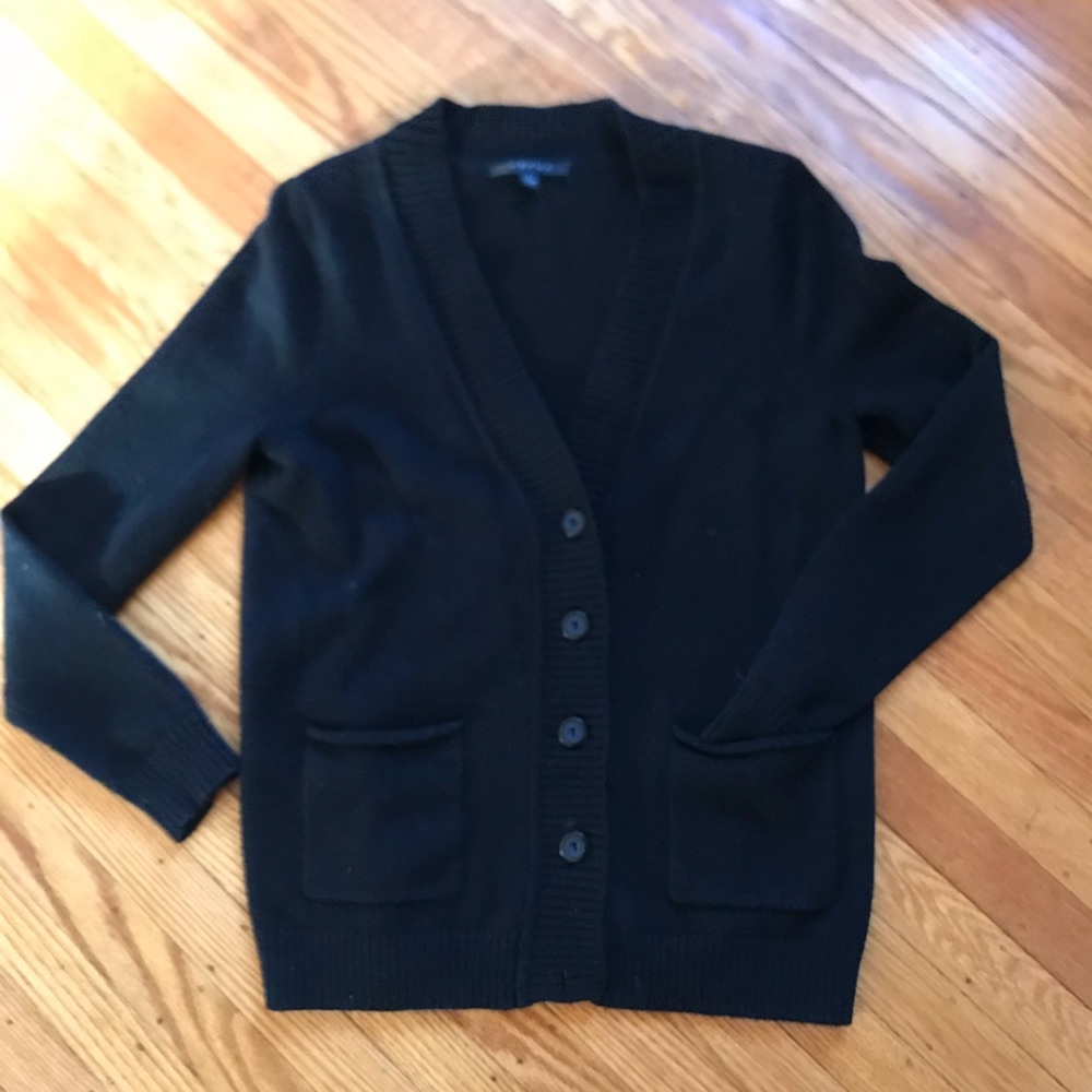 Cyrus Black Cardigan Sz L